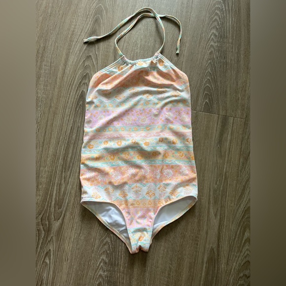 Billabong Girls' Layered With Love One-Piece Swimsuit - Picture 3 of 5